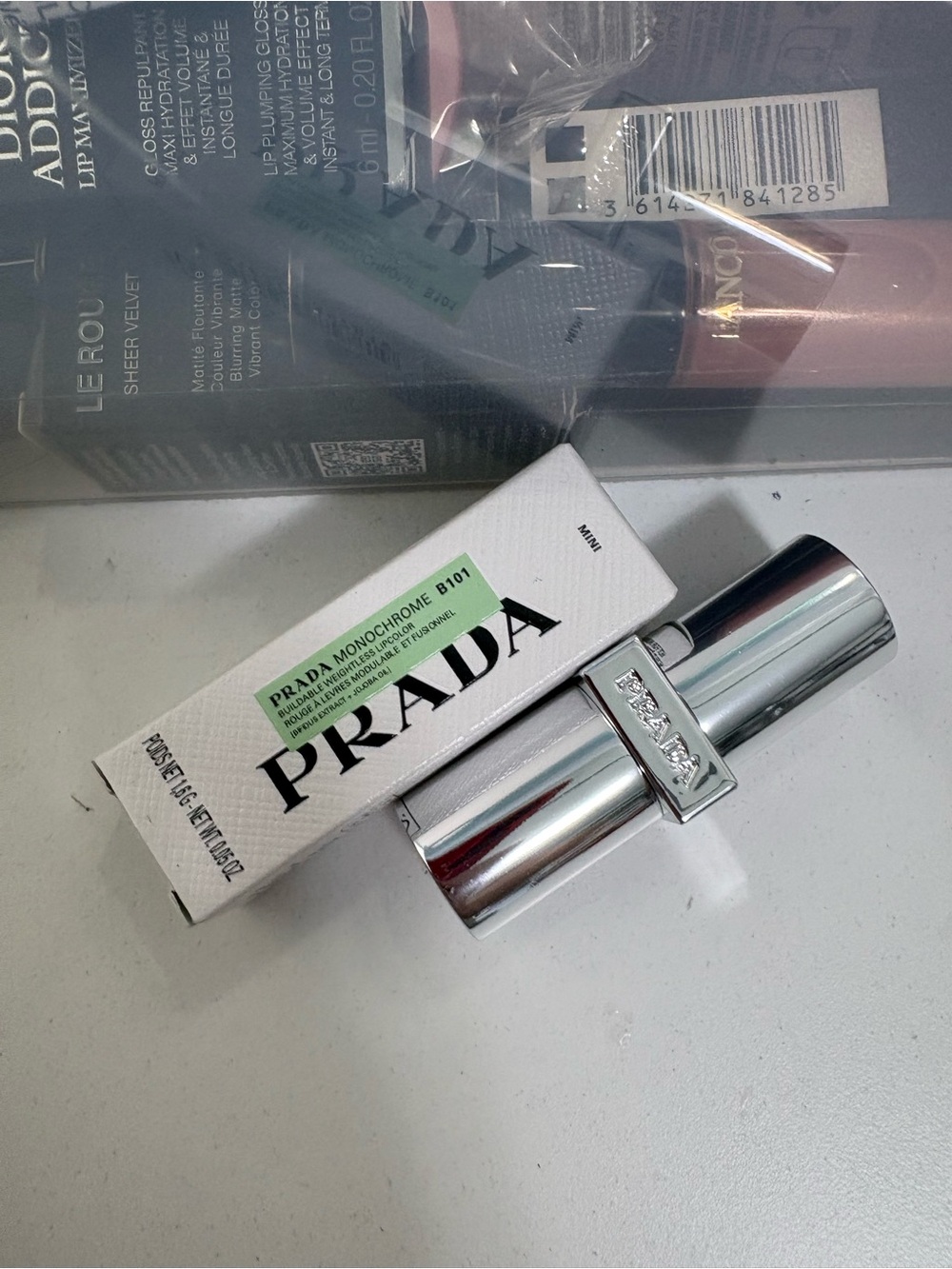 Prada Monochrome Soft Matte Lipstick - Warm Terracotta - Picture 6 of 8